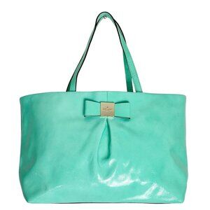 Kate Spade Veranda Place Evie Patent Leather Shoulder Bag in Fresh Air